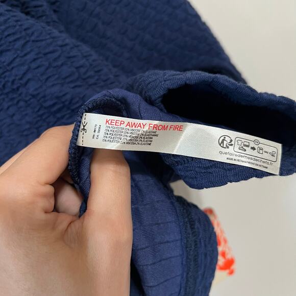 NWT Free People Movement Inspire Texture Tee in Atlantic | M - Picture 9 of 12